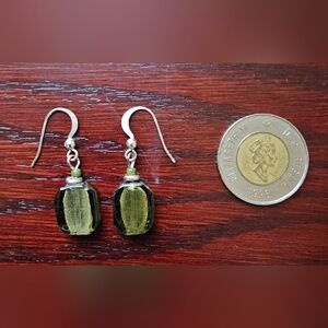 🩷 3/$25 Elegant Green Dangle Earrings